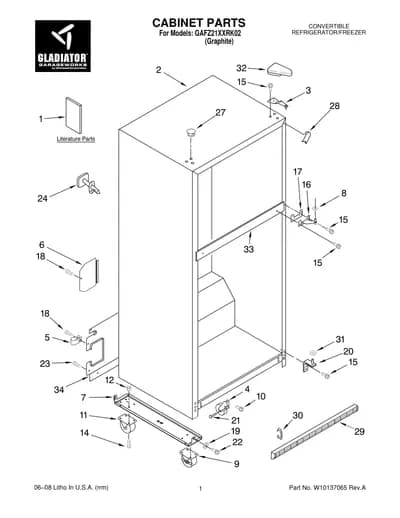 CABINET PARTS