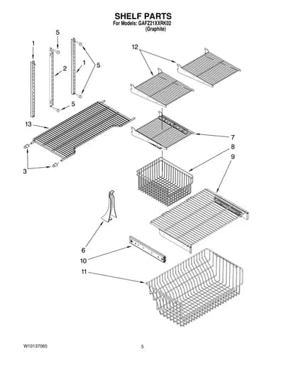 SHELF PARTS