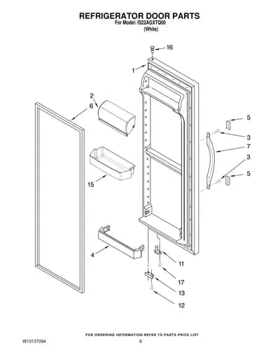 REFRIGERATOR DOOR PARTS