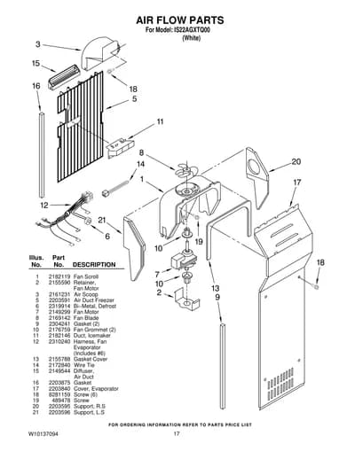 AIR FLOW PARTS