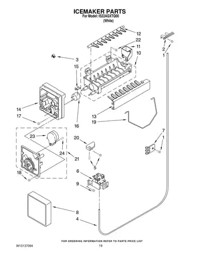 ICEMAKER PARTS