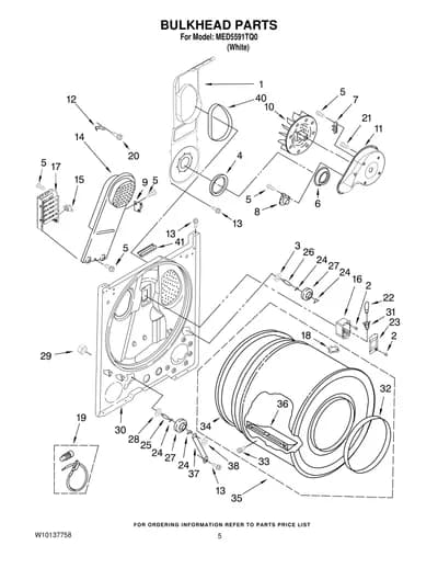 BULKHEAD PARTS