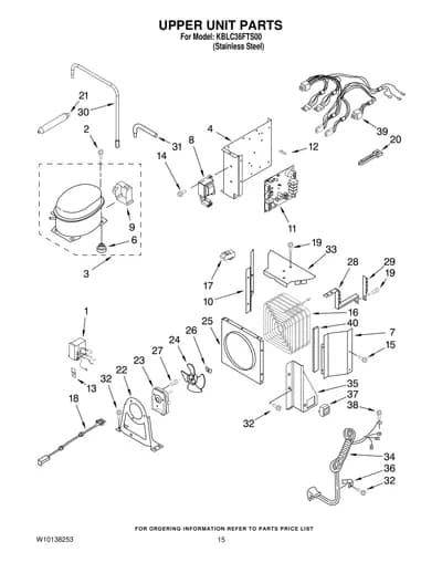 UPPER UNIT PARTS