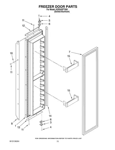 FREEZER DOOR PARTS