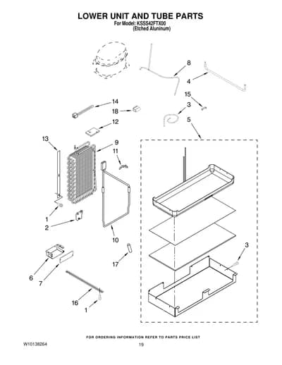 LOWER UNIT AND TUBE PARTS