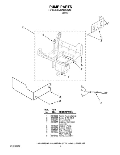 PUMP PARTS