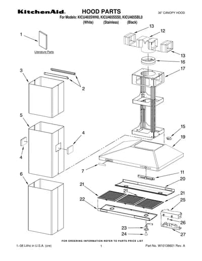 HOOD PARTS