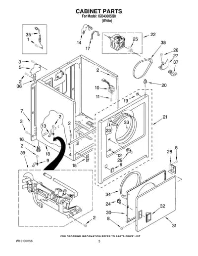 CABINET PARTS