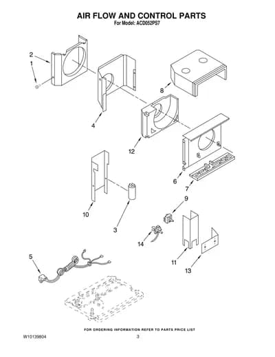 AIR FLOW AND CONTROL PARTS