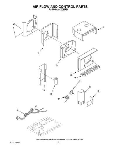 AIR FLOW AND CONTROL PARTS