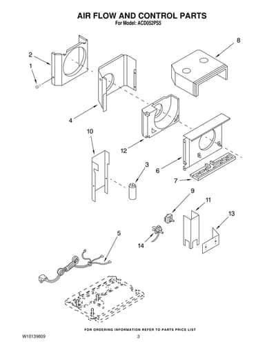 AIR FLOW AND CONTROL PARTS