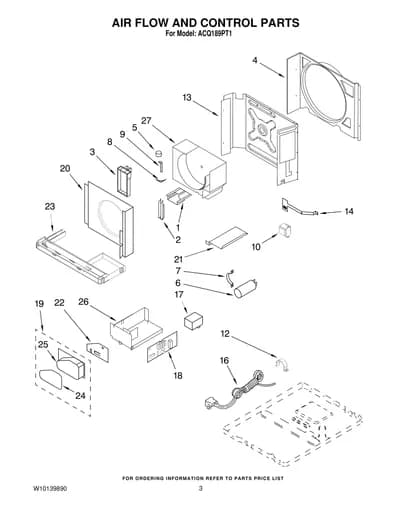 AIR FLOW AND CONTROL PARTS