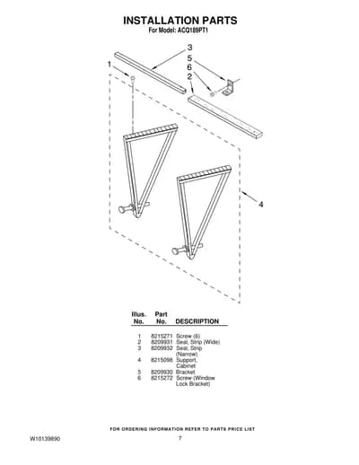 INSTALLATION PARTS