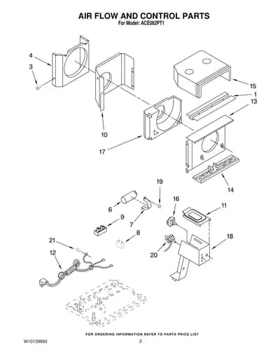 AIR FLOW AND CONTROL PARTS