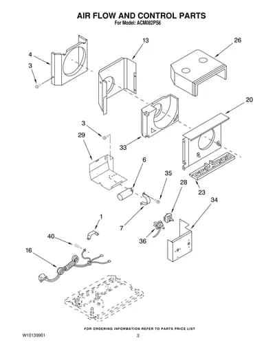 AIR FLOW AND CONTROL PARTS