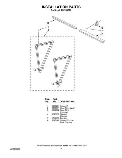 INSTALLATION PARTS