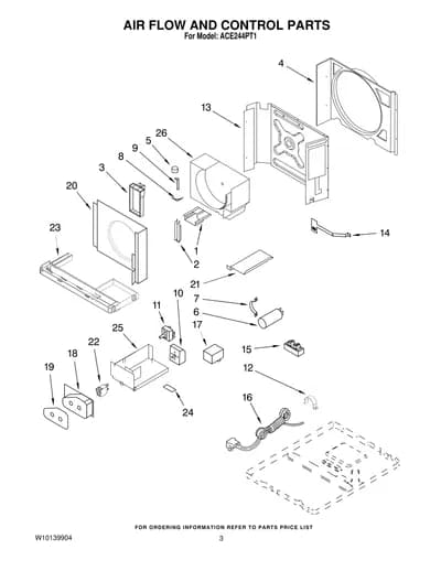 AIR FLOW AND CONTROL PARTS