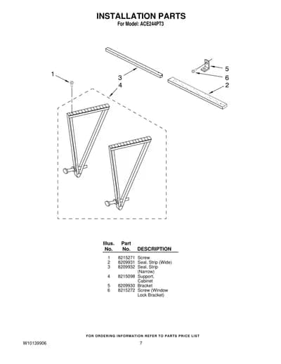 INSTALLATION PARTS