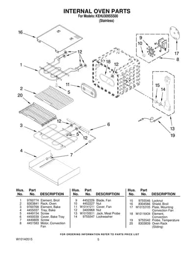 INTERNAL OVEN PARTS