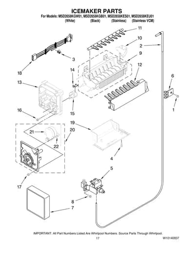 ICEMAKER PARTS
