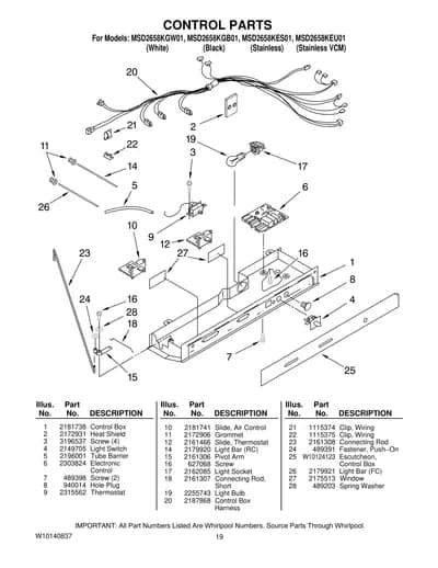 CONTROL PARTS