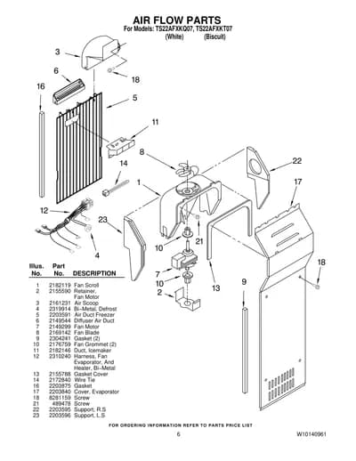 AIR FLOW PARTS