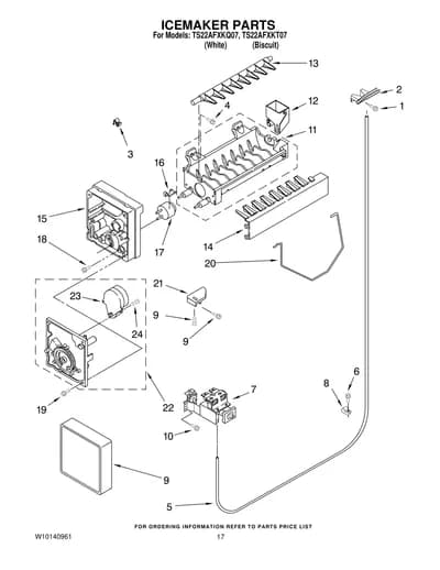 ICEMAKER PARTS