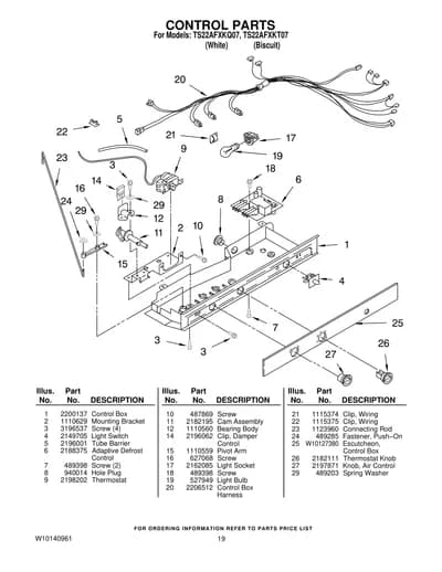 CONTROL PARTS