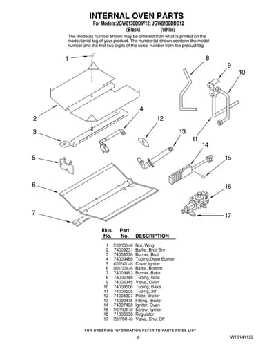 INTERNAL OVEN PARTS