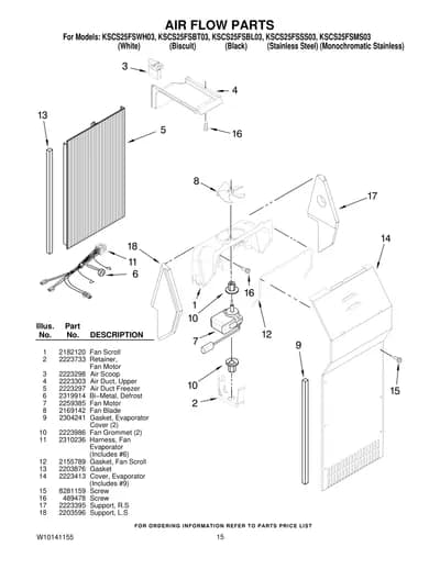 AIR FLOW PARTS