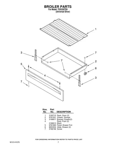 BROILER PARTS