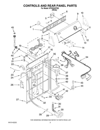 CONTROLS AND REAR PANEL PARTS