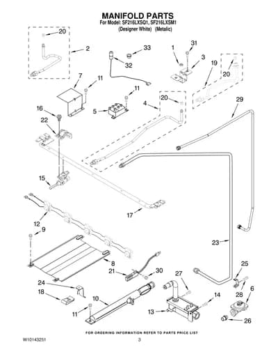 MANIFOLD PARTS