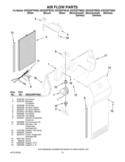 AIR FLOW PARTS