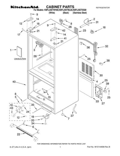 CABINET PARTS