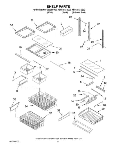 SHELF PARTS
