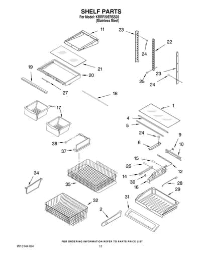 SHELF PARTS