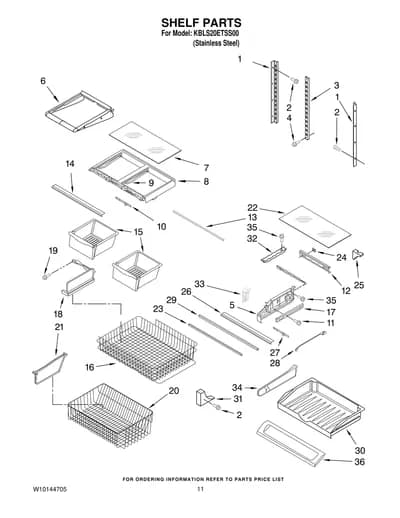 SHELF PARTS