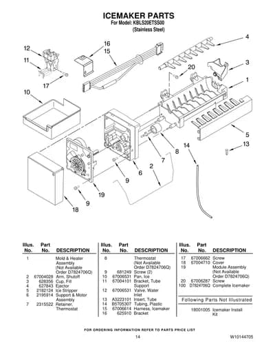 ICEMAKER PARTS
