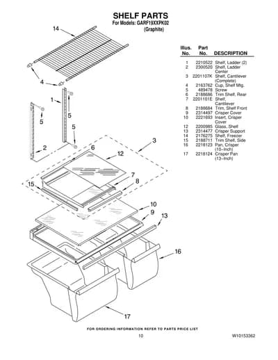 SHELF PARTS