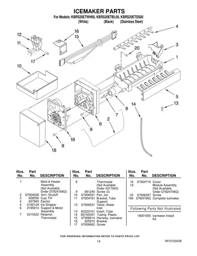 ICEMAKER PARTS