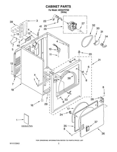 CABINET PARTS