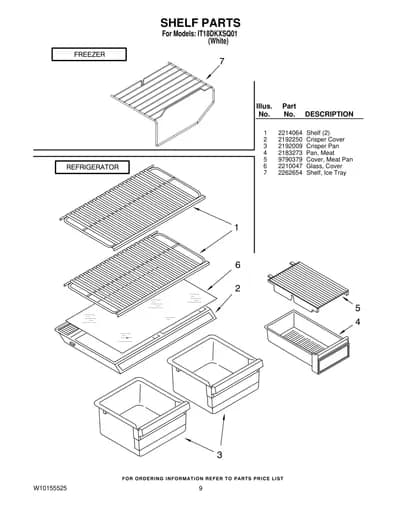 SHELF PARTS