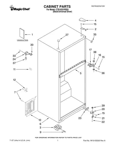 CABINET PARTS