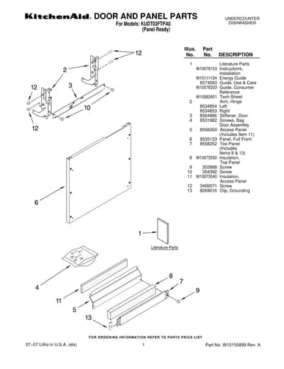 DOOR AND PANEL PARTS