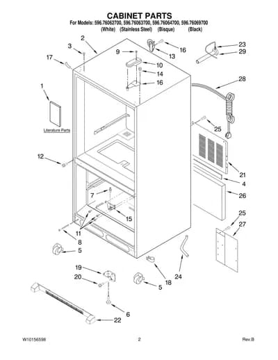 CABINET PARTS