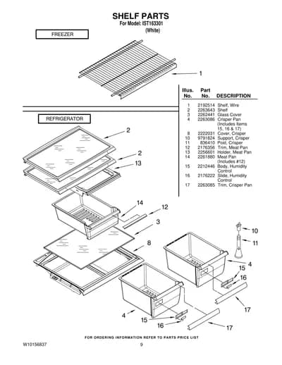 SHELF PARTS