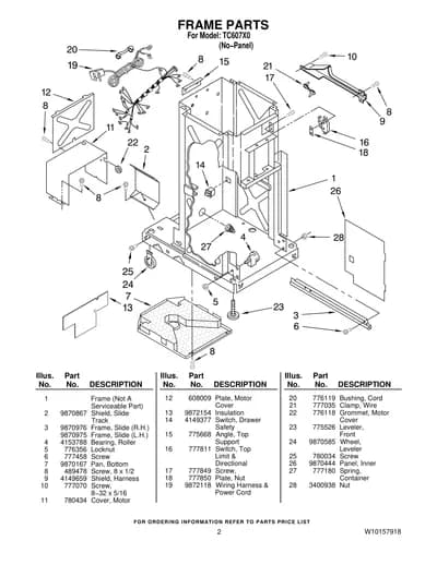 FRAME PARTS