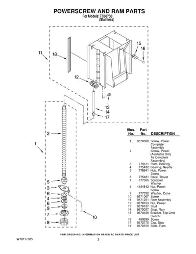 POWERSCREW AND RAM PARTS