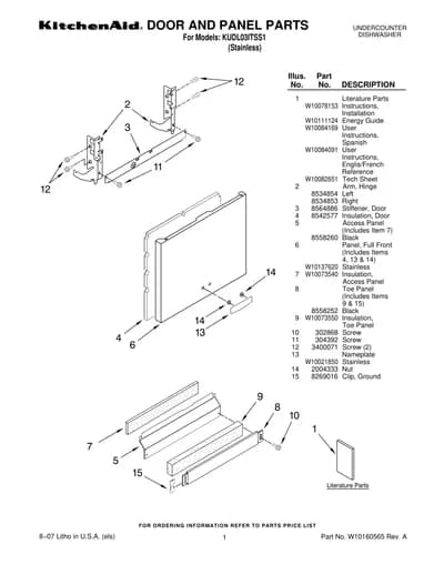 DOOR AND PANEL PARTS